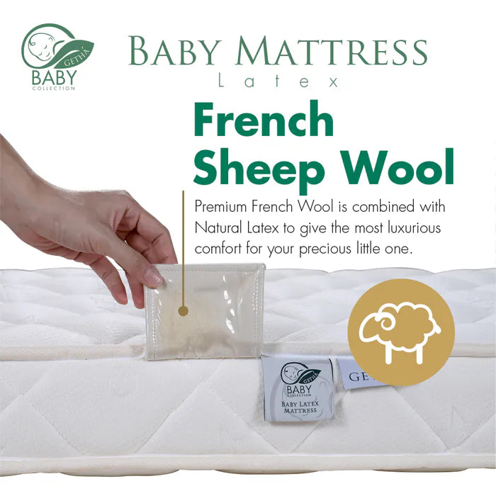 [Suitable for newborns to 3 years old] Baby natural latex mattress