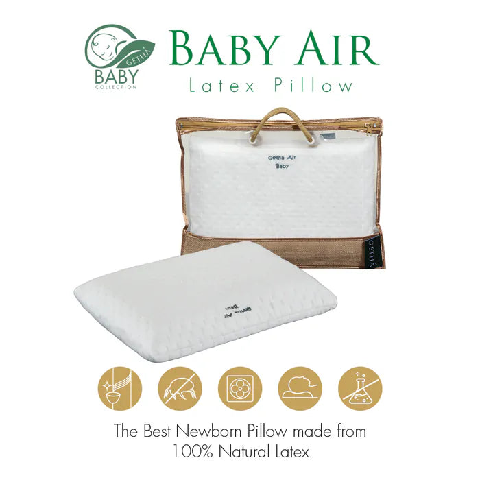 [Suitable for 6 months and above] Baby breathable latex pillow