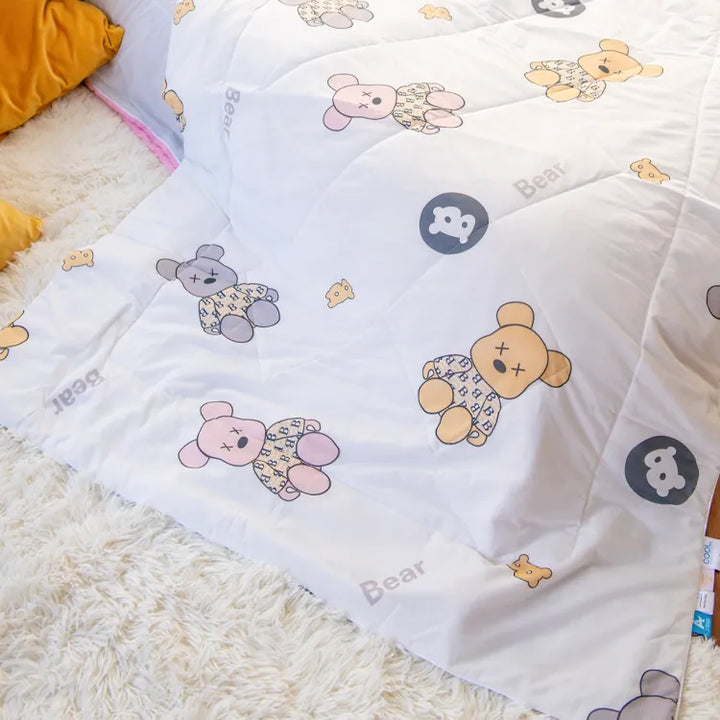 -5℃ children's cooling quilt (children's cartoon cooling quilt, antibacterial and anti-mite, moisture wicking)