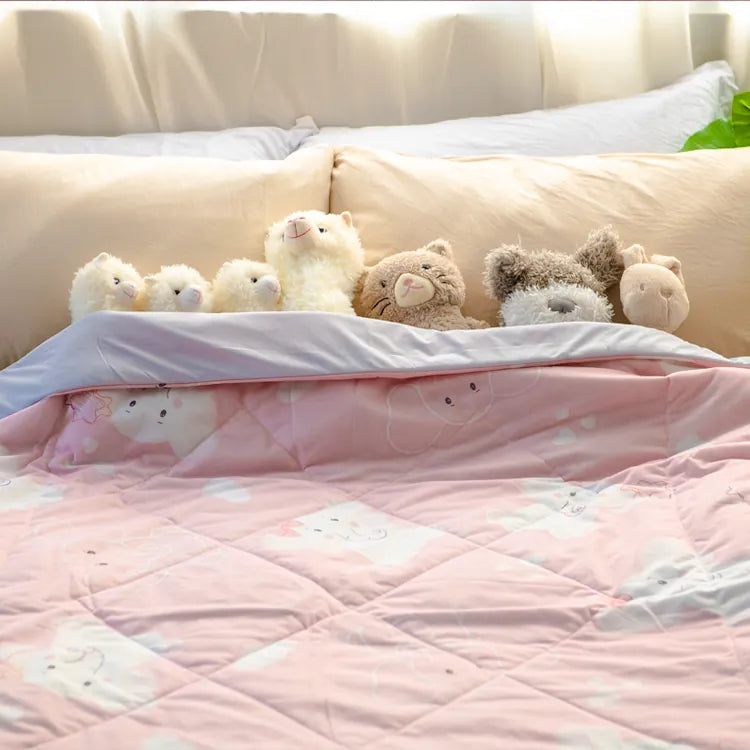 -5℃ children's cooling quilt (children's cartoon cooling quilt, antibacterial and anti-mite, moisture wicking)